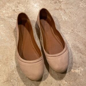 Frye flats. Size 8.5 nude color